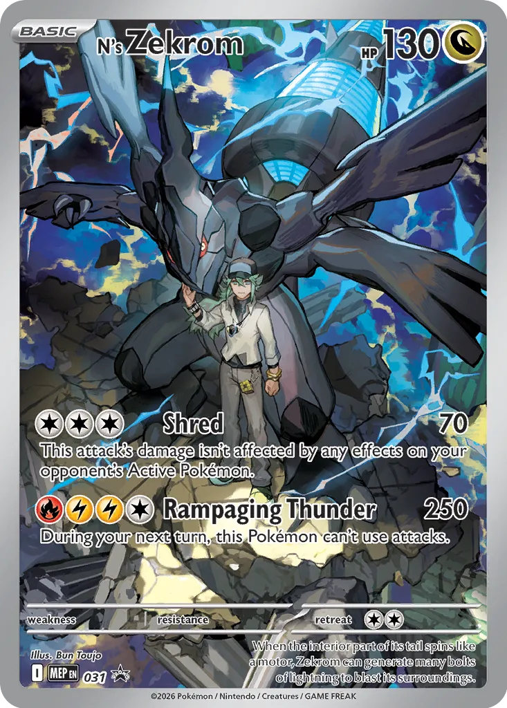 N's Zekrom (Mega Evolution Promos 031)